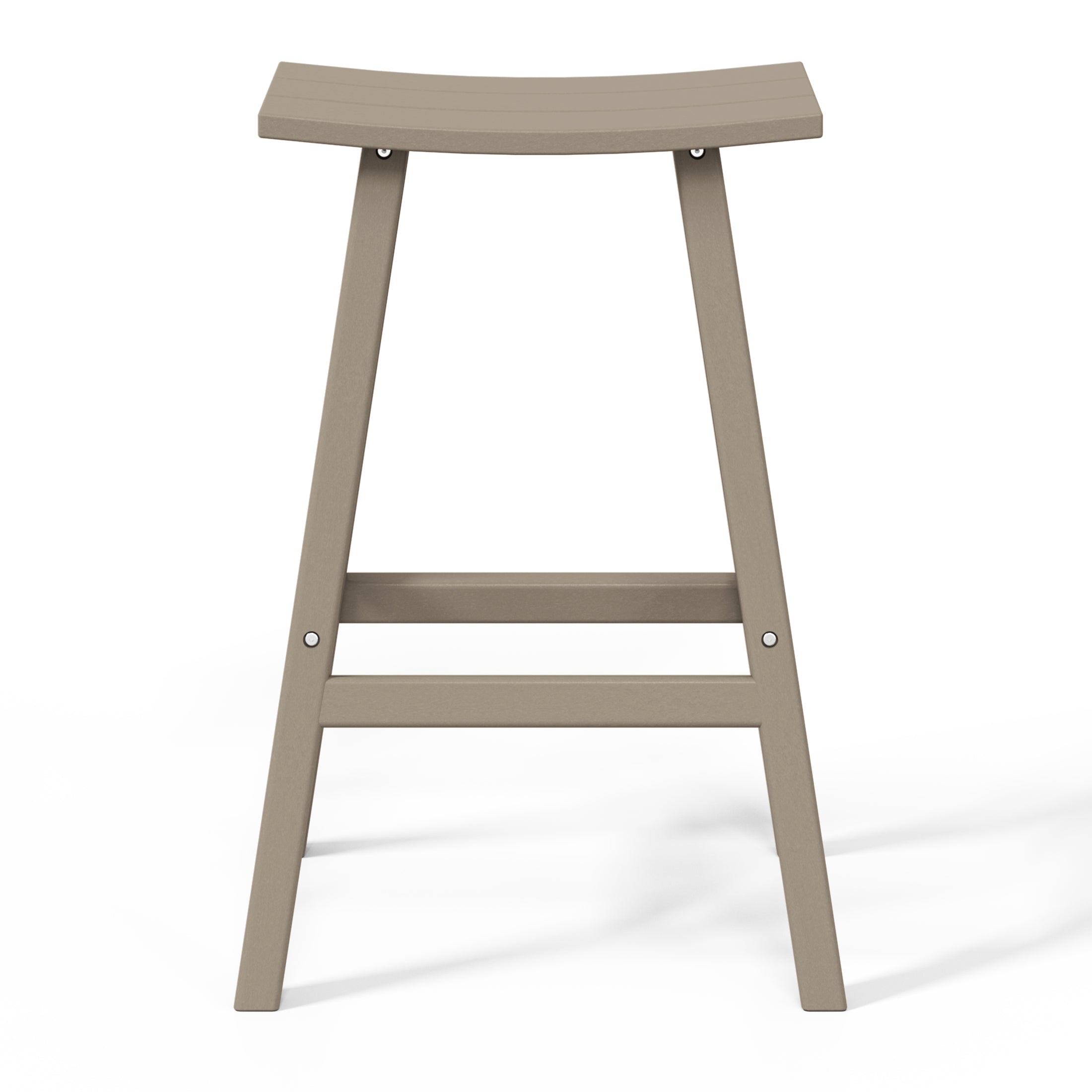 Stockholm All-Weather Outdoor Saddle Bar Stool (29" Height)