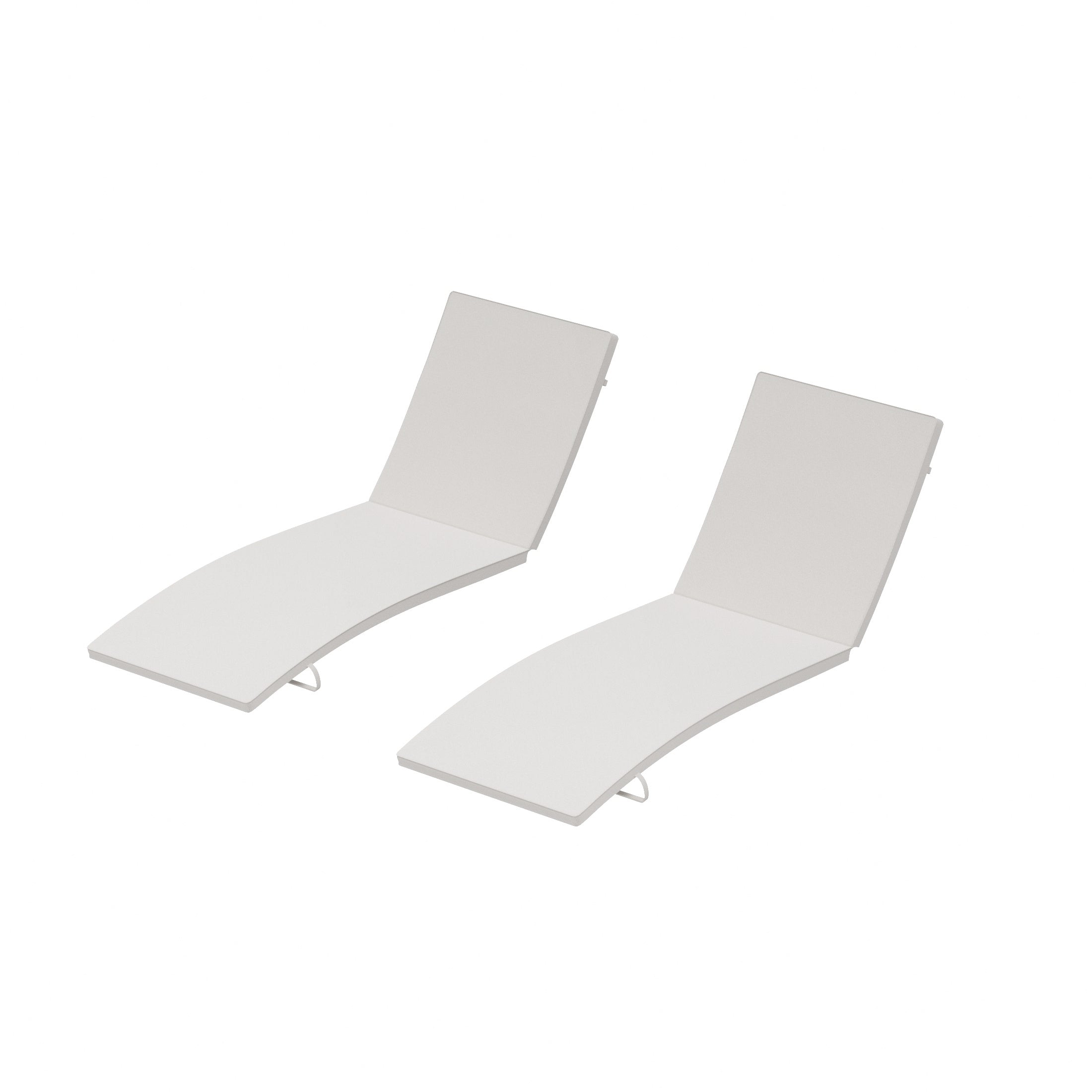 Outdoor Patio Chaise Lounge Cushion (Set of 2)