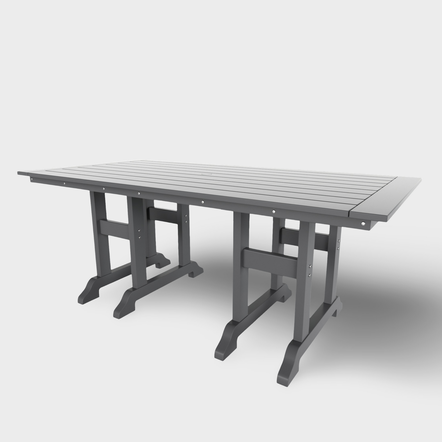 POLYTRENDS™ Tuscany All-Weather Outdoor Rectangular Dining Table (71" x 37" Top)