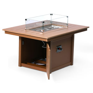 Sedona Rectangular 34" X 46" Fire Pit Table