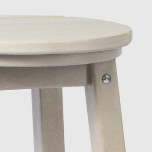 Stockholm All-Weather Outdoor Round Bar Stool (29" Height)