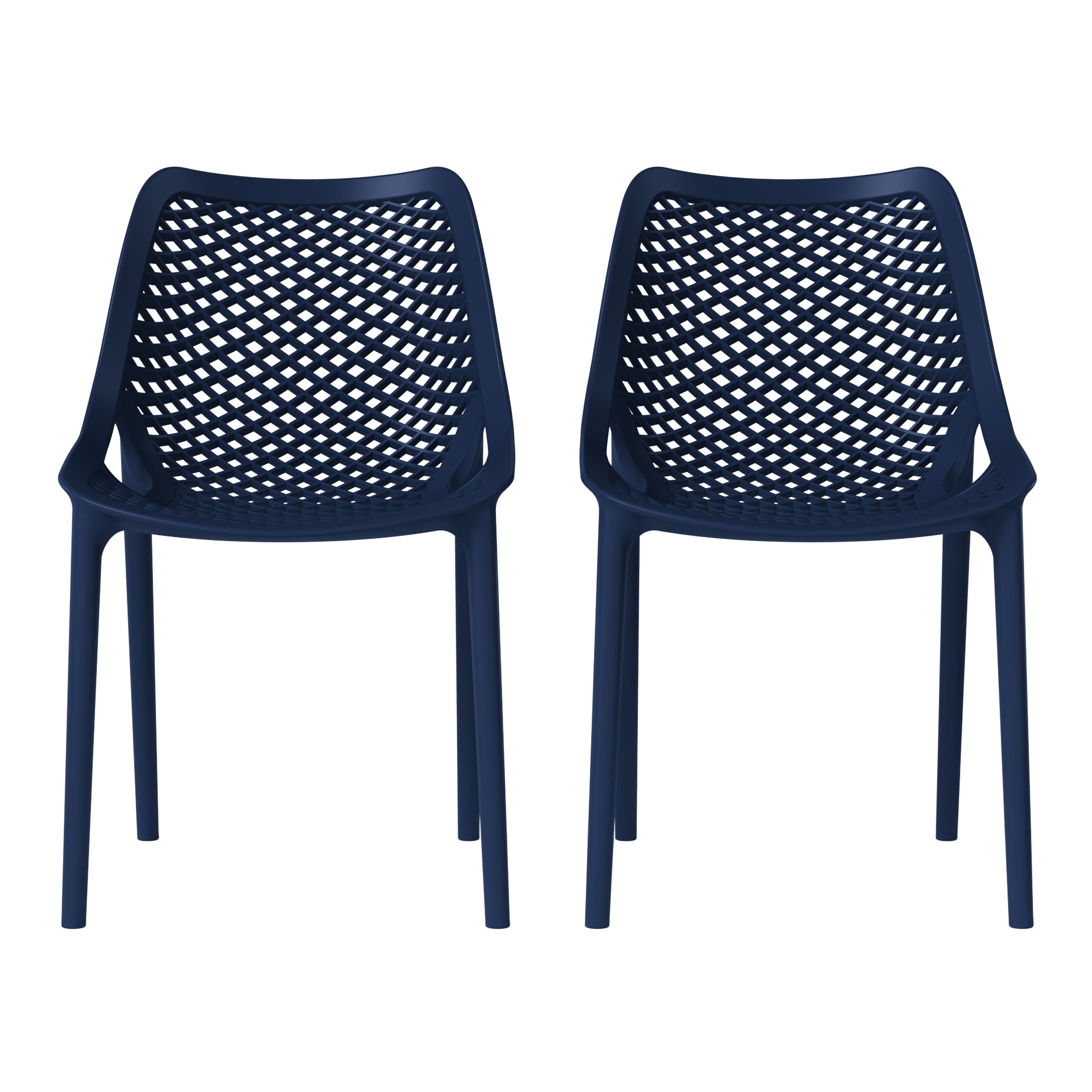 Polyform Stacking Dining Side Chair (Set of 2)