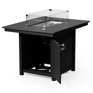 Sedona Rectangular 34" X 46" Dining Fire Pit Table
