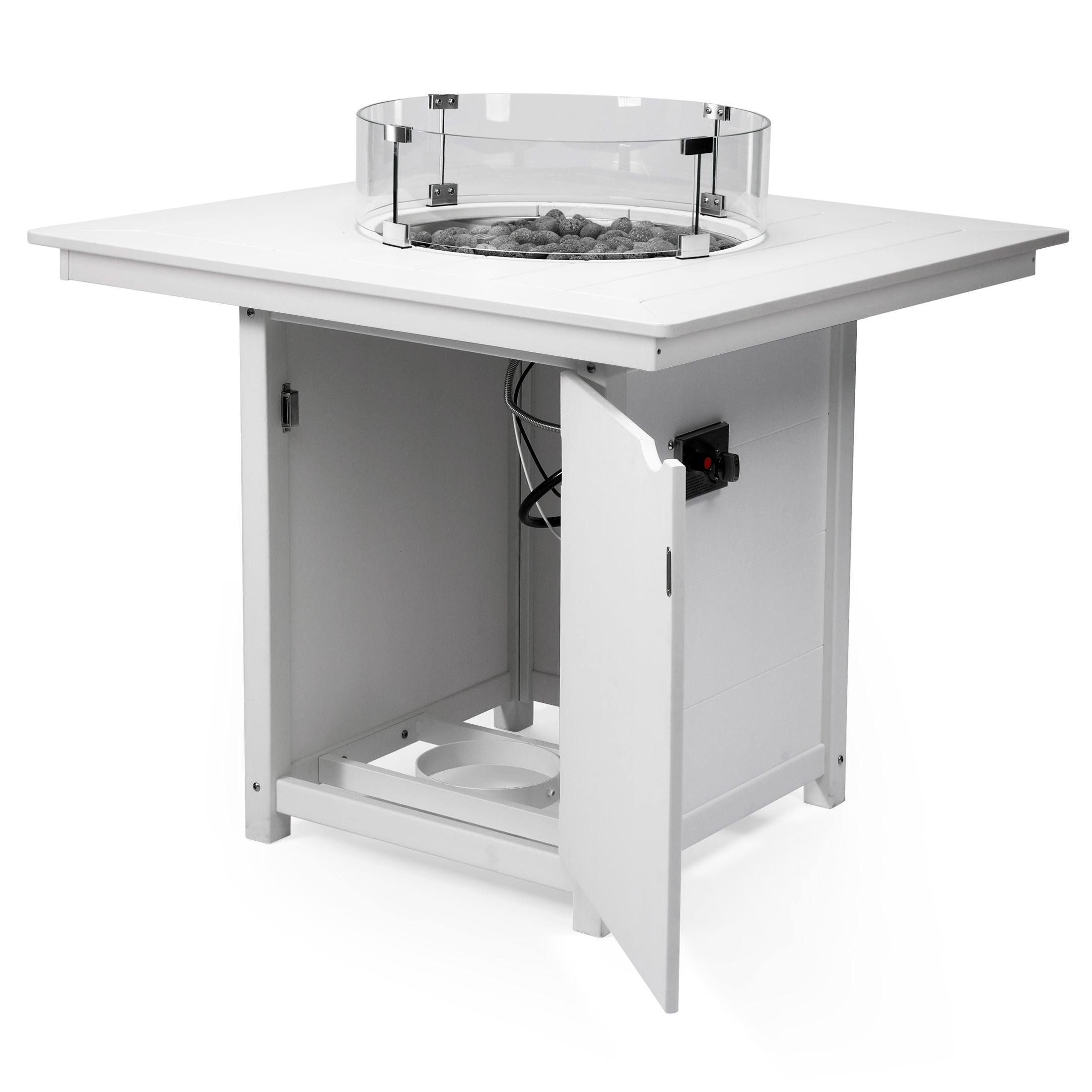 Sedona Square 42" Counter Fire Pit Table