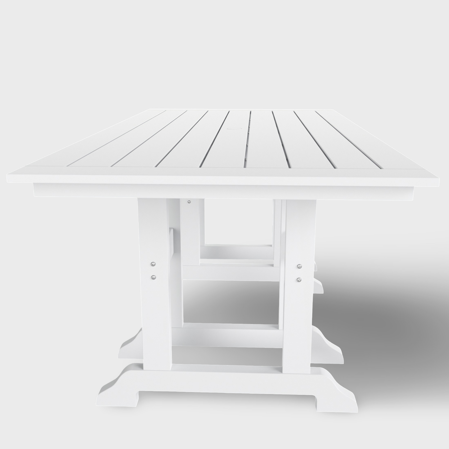 POLYTRENDS™ Tuscany All-Weather Outdoor Rectangular Dining Table (71" x 37" Top)