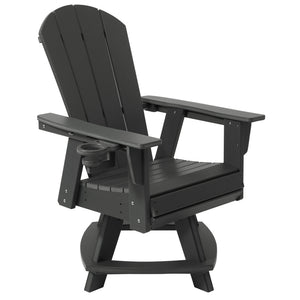 Adirondack Swivel Dining Chair with Cup Holder With Cup Holder