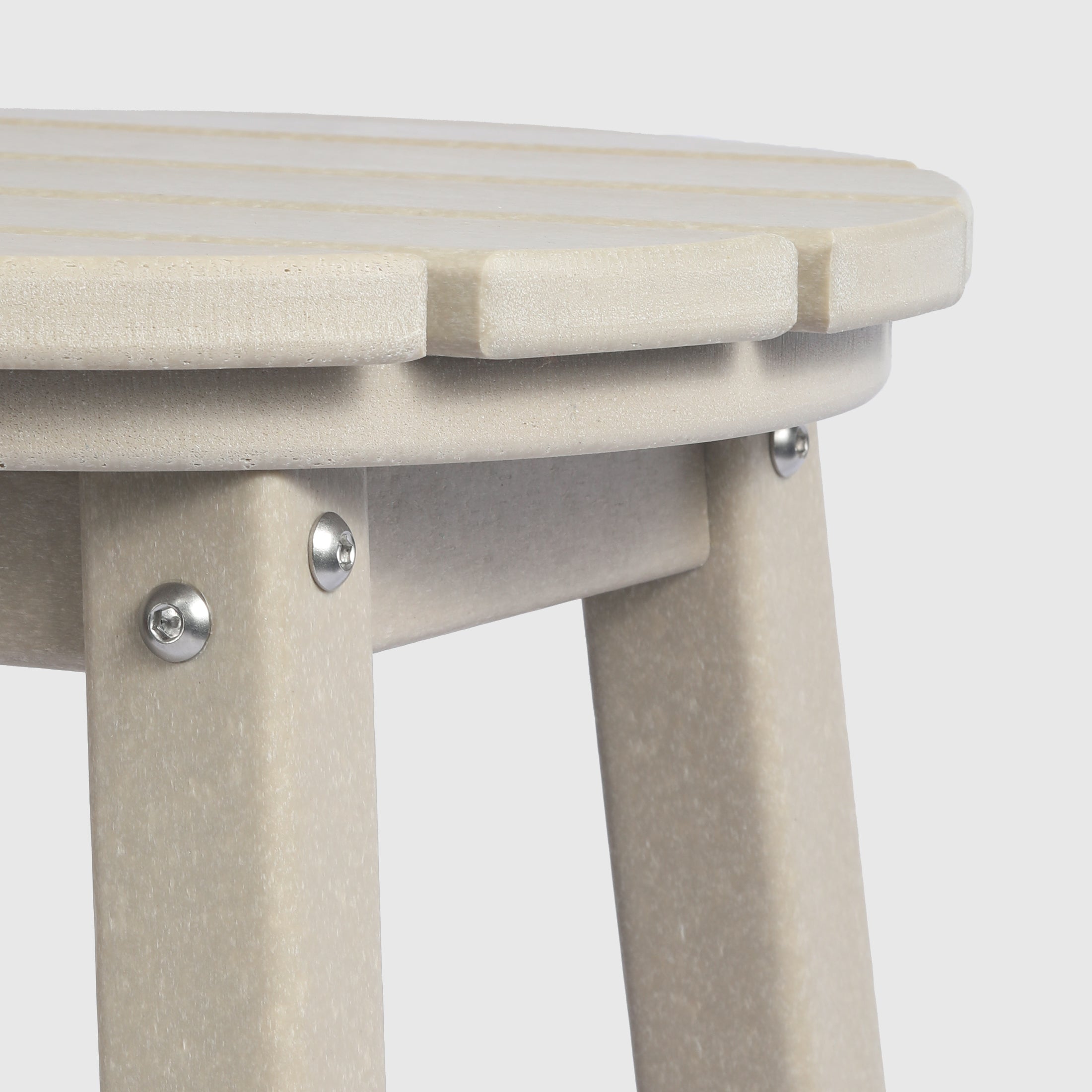 Stockholm All-Weather Outdoor Round Counter Stool (24" Height)
