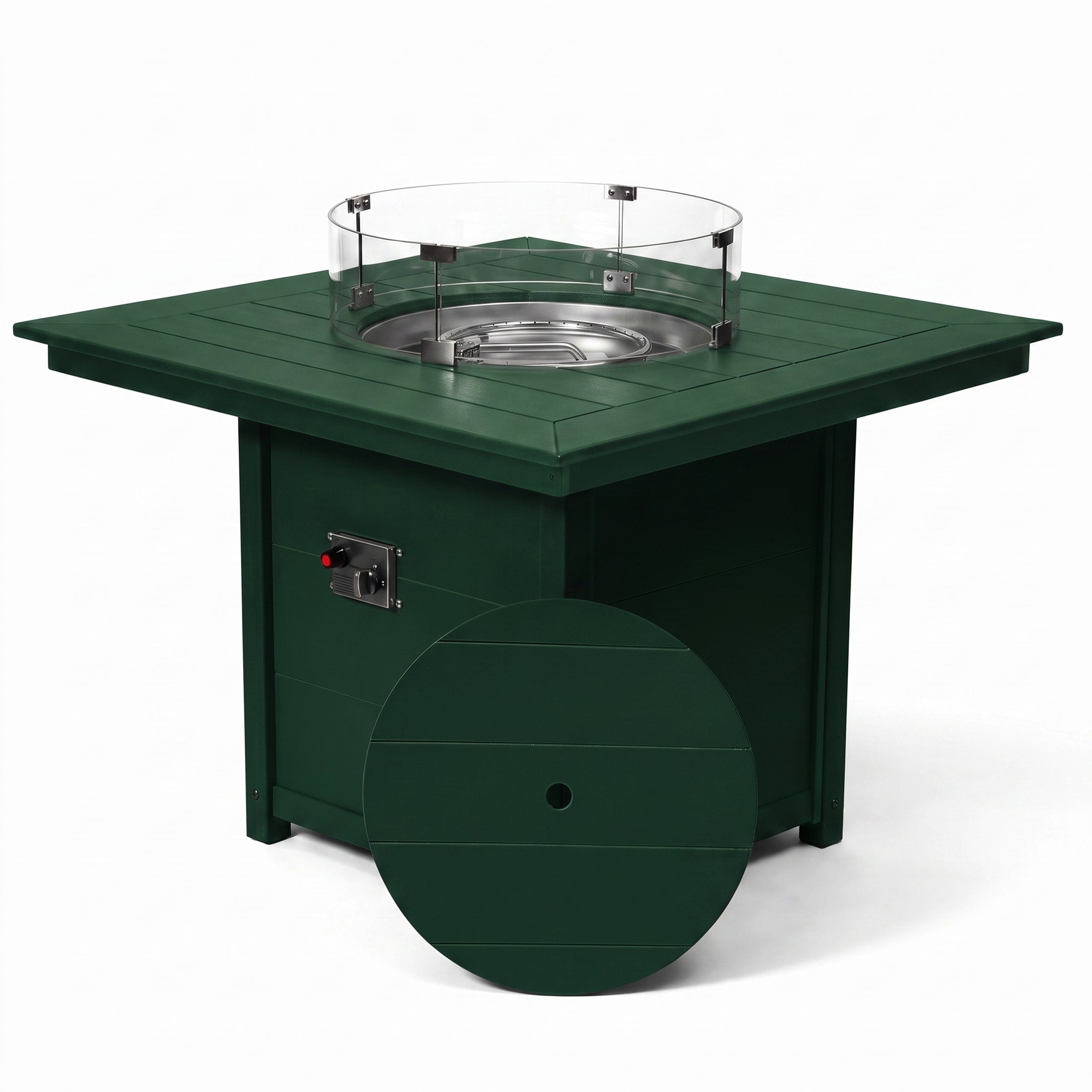 Sedona Square 42" Dining Fire Pit Table