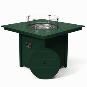 Sedona Square 42" Dining Fire Pit Table