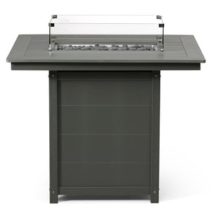Sedona Rectangular 34" X 46" Counter Fire Pit Table