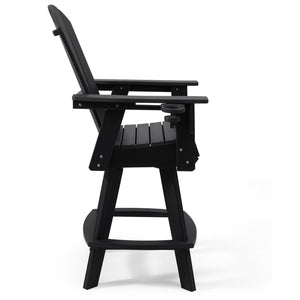 Chatham Adirondack Swivel Bar Chair with Cup Holder
