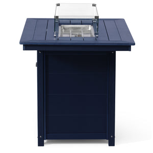 Sedona Rectangular 34" X 46" Counter Fire Pit Table