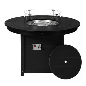 Sedona Round 47" Dining Fire Pit Table