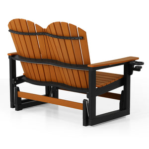 Adirondack 52“ Glider With Cup Holder