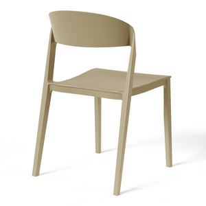 Patio Stacking Dining Side Chair (Set of 2)