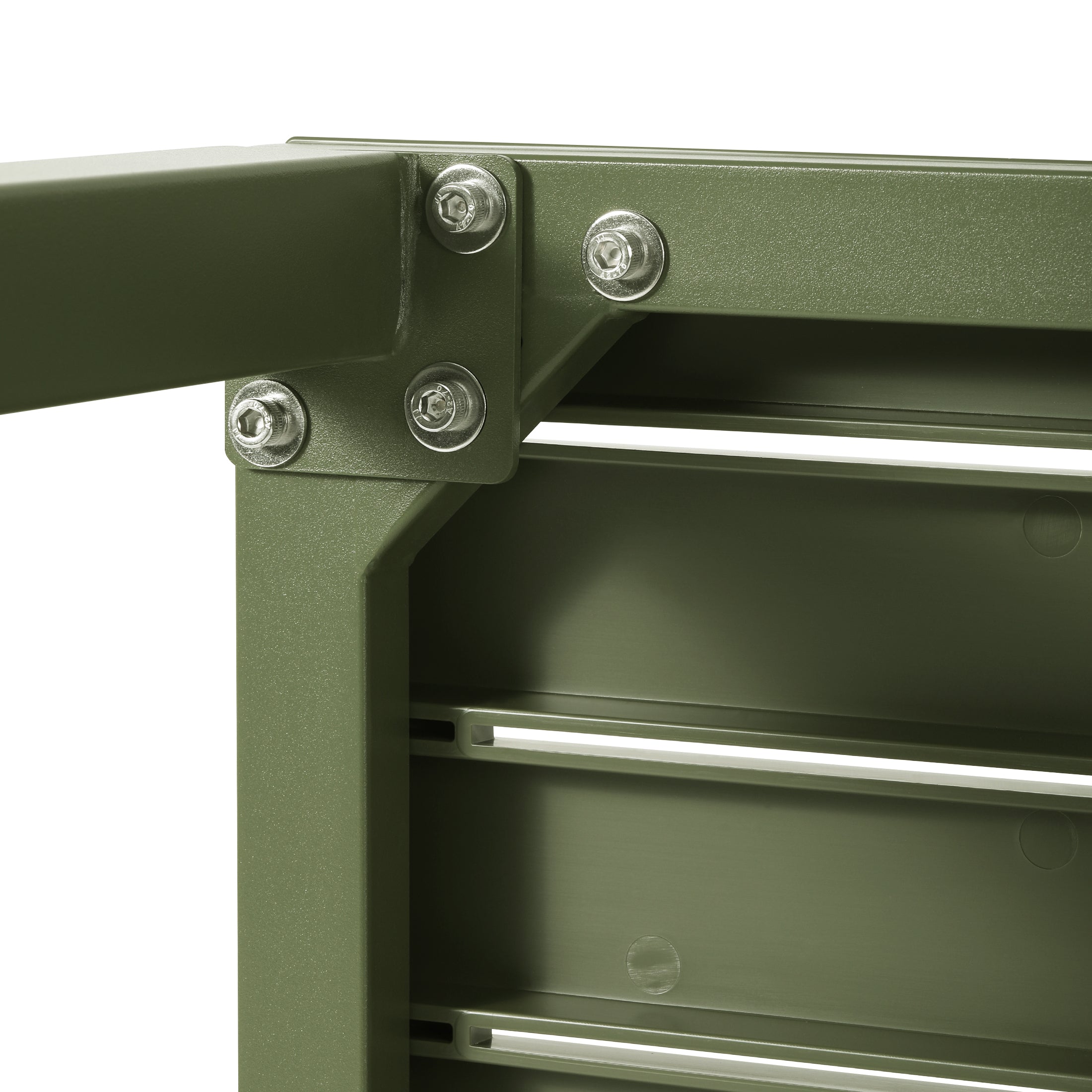 Polyform 31.5" Square Dining Table with Metal Frame