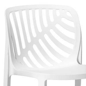Patio Stacking Dining Side Chair (Set of 2)