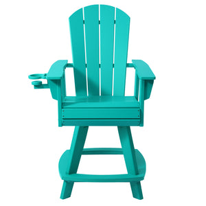 Chatham Adirondack Swivel Counter Chair with Cup Holder