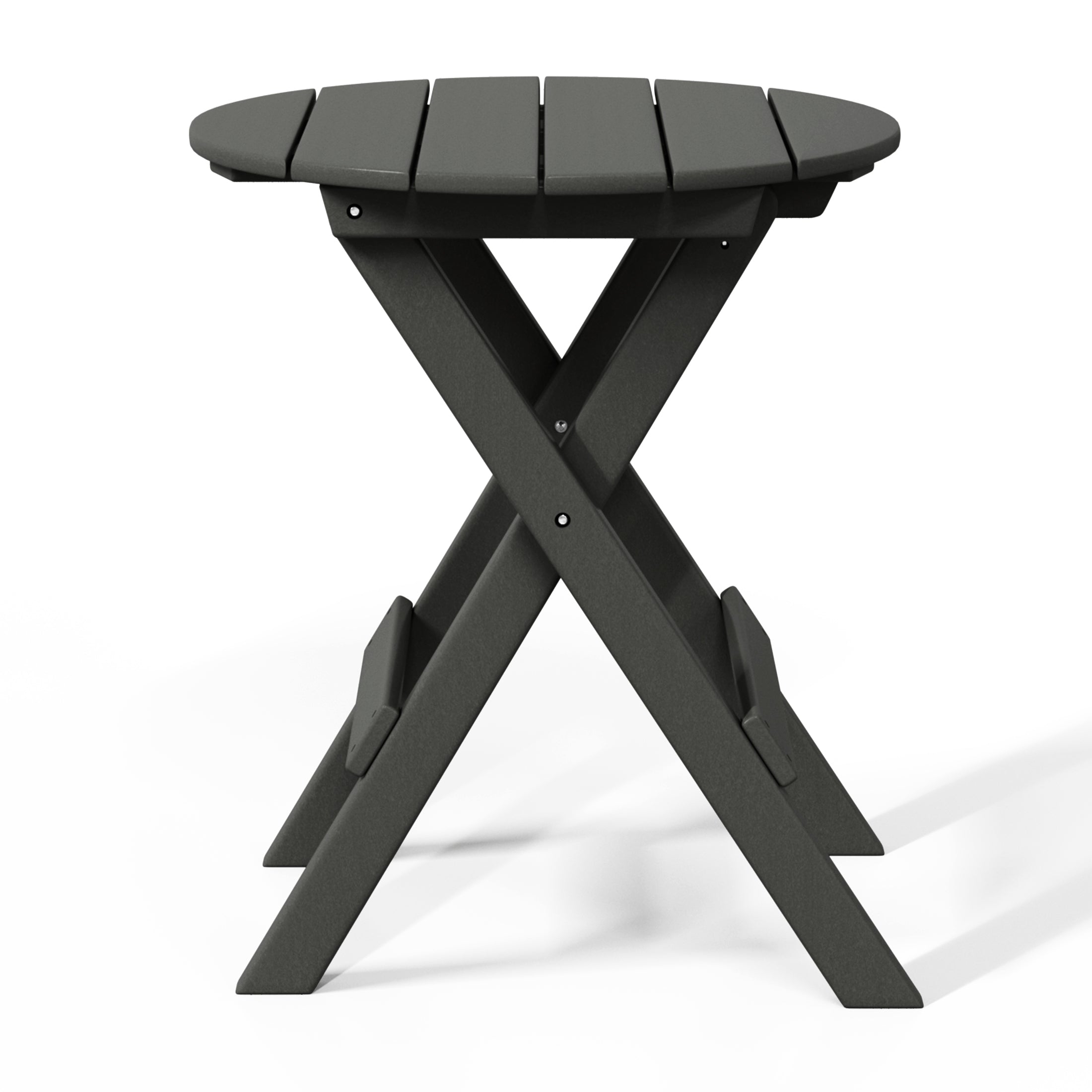 Tuscany All-Weather Outdoor Patio Round Folding Dining Table (24" Top)