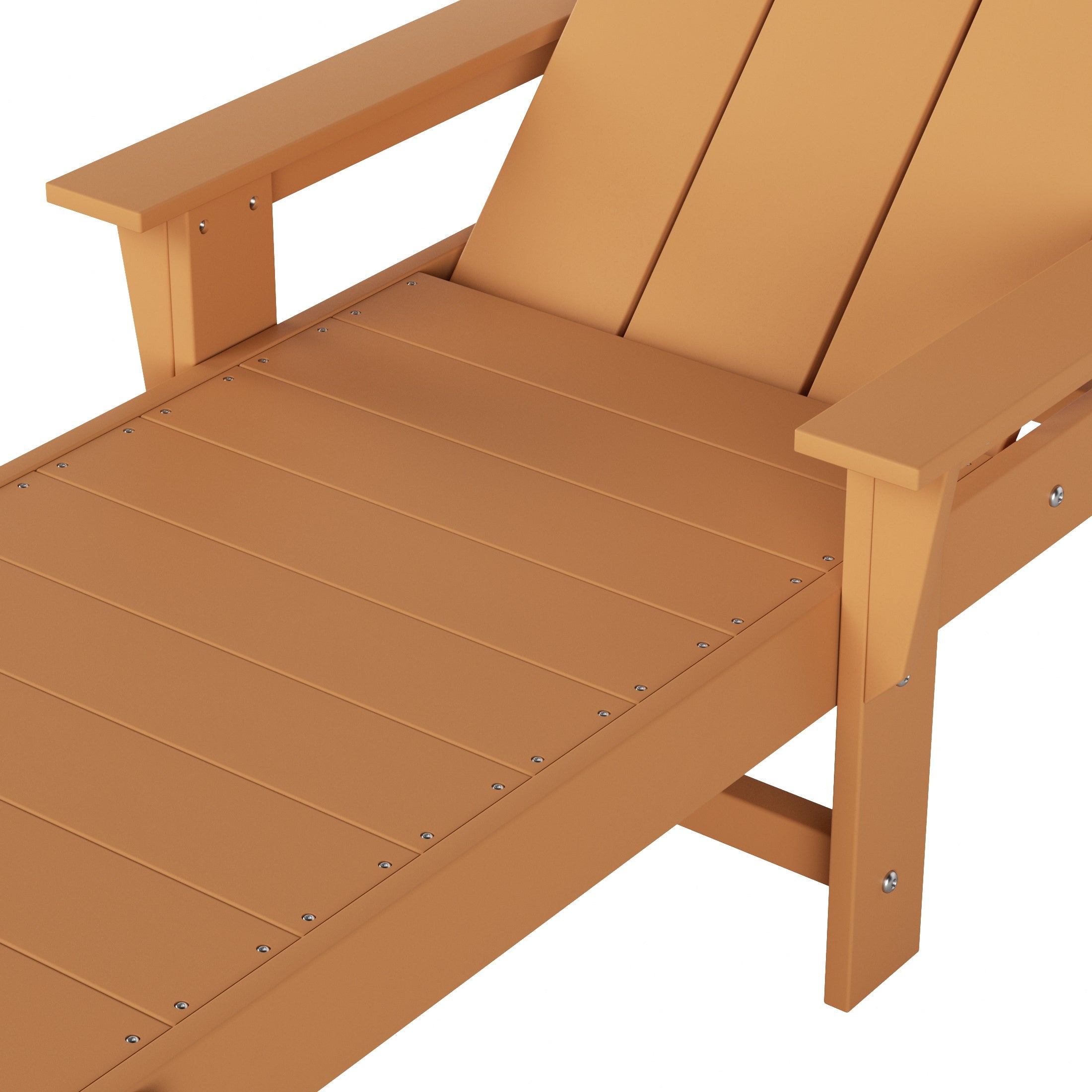 Malibu Modern All-Weather Outdoor Reclining Sun Lounger With Arm Rests & Wheels