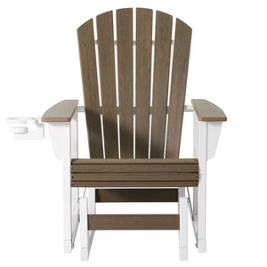 Heritage Ridge Adirondack Glider With Cup Holder