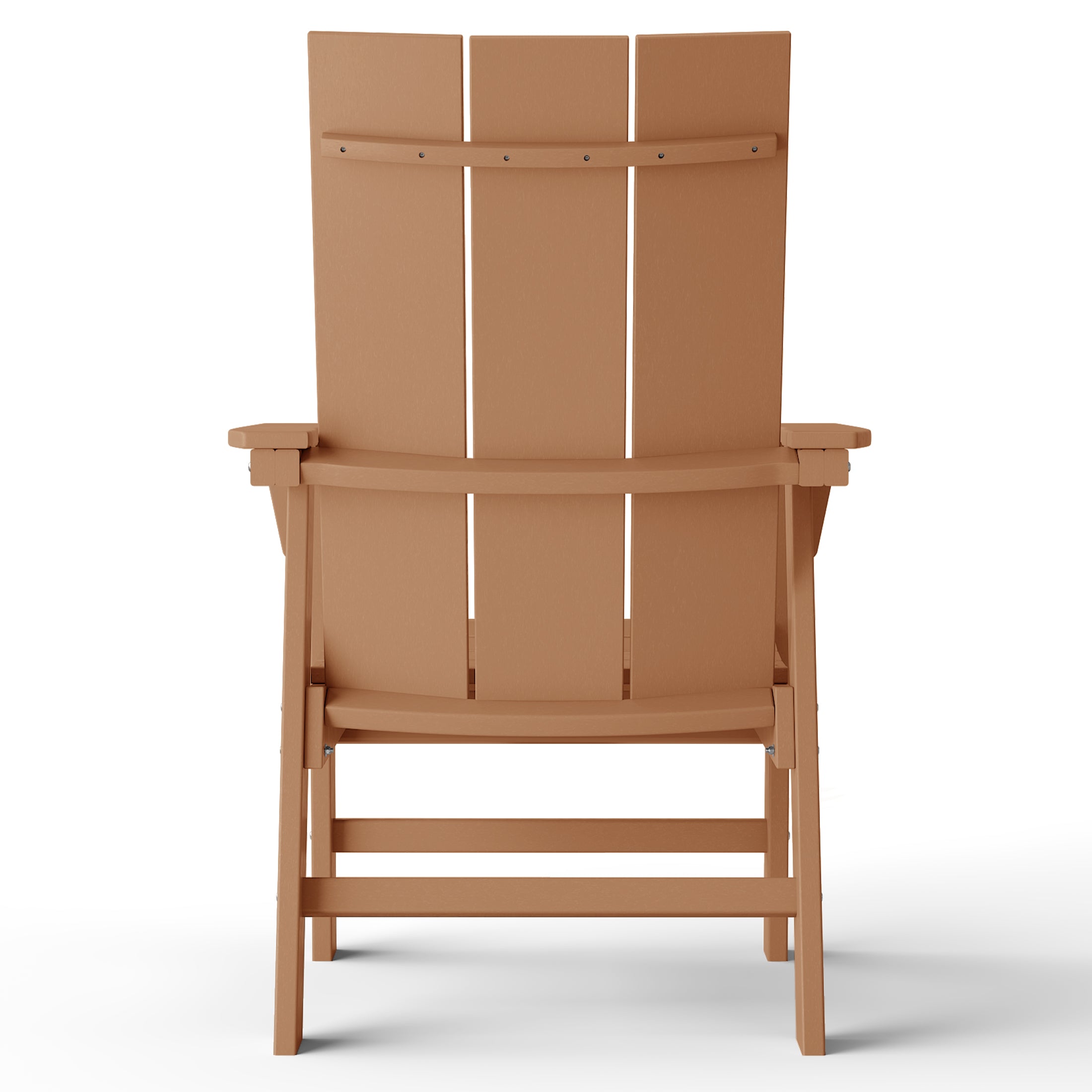 Malibu Modern All-Weather Outdoor Contoured Adirondack Dining Chair