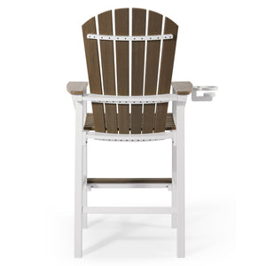 Heritage Ridge Adirondack Bar Chair With Cup Holder