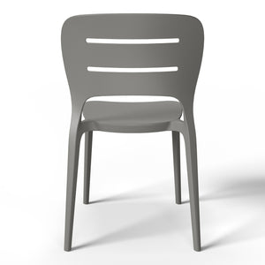 Patio Stacking Dining Side Chair (Set of 4)
