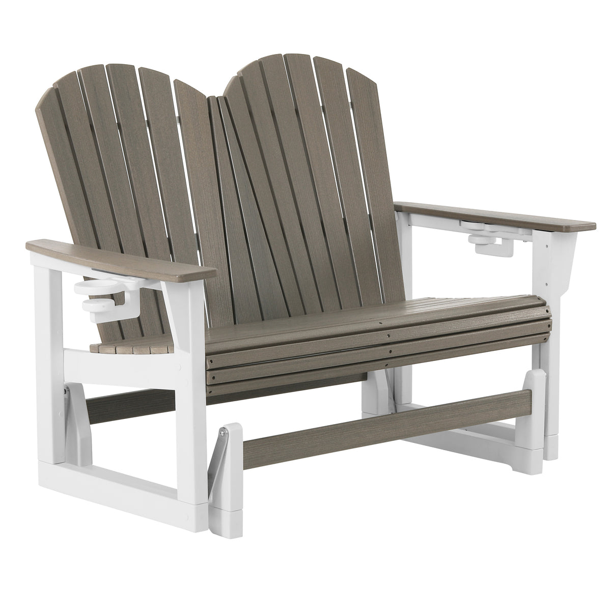 Adirondack 52“ Glider With Cup Holder