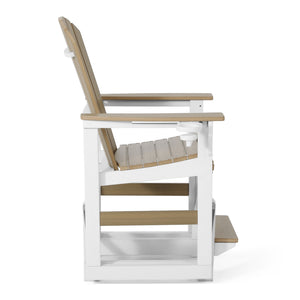 Adirondack Counter Glider With Cup Holder