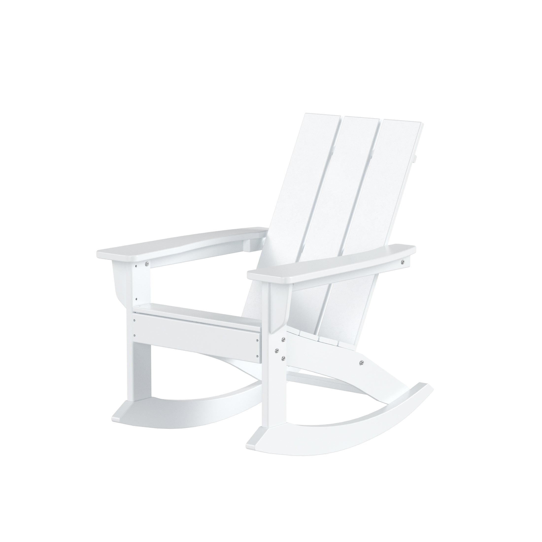 Malibu Modern All-Weather Outdoor Rocking Adirondack Chair