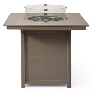 Sedona Square 42" Counter Fire Pit Table