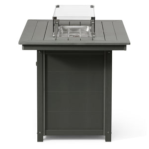 Sedona Rectangular 34" X 46" Counter Fire Pit Table