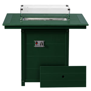 Sedona Rectangular 34" X 46" Counter Fire Pit Table