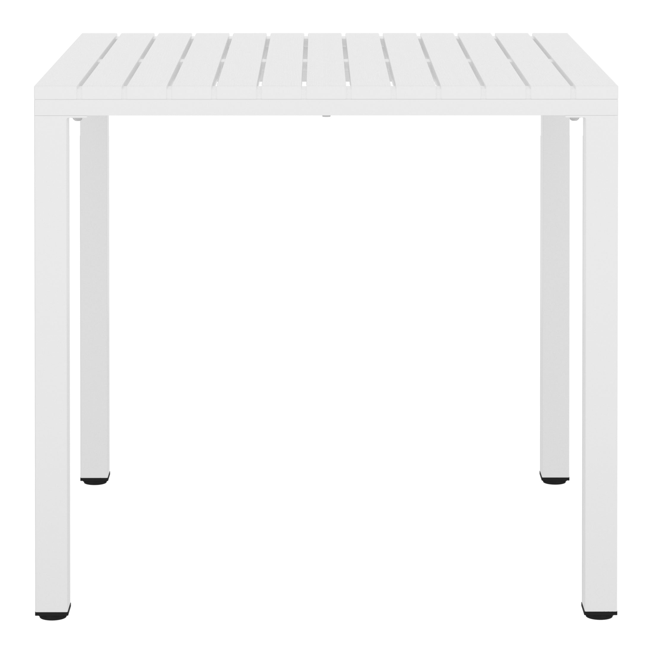 Polyform 31.5" Square Dining Table with Metal Frame
