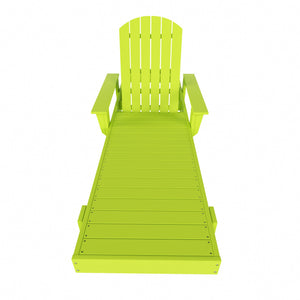 Westport Classic All-Weather Outdoor Adirondack Reclining Sun Lounger With Arms Rests