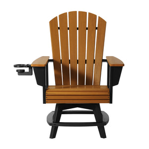 Heritage Ridge Adirondack Swivel Dining Chair With Cup Holder