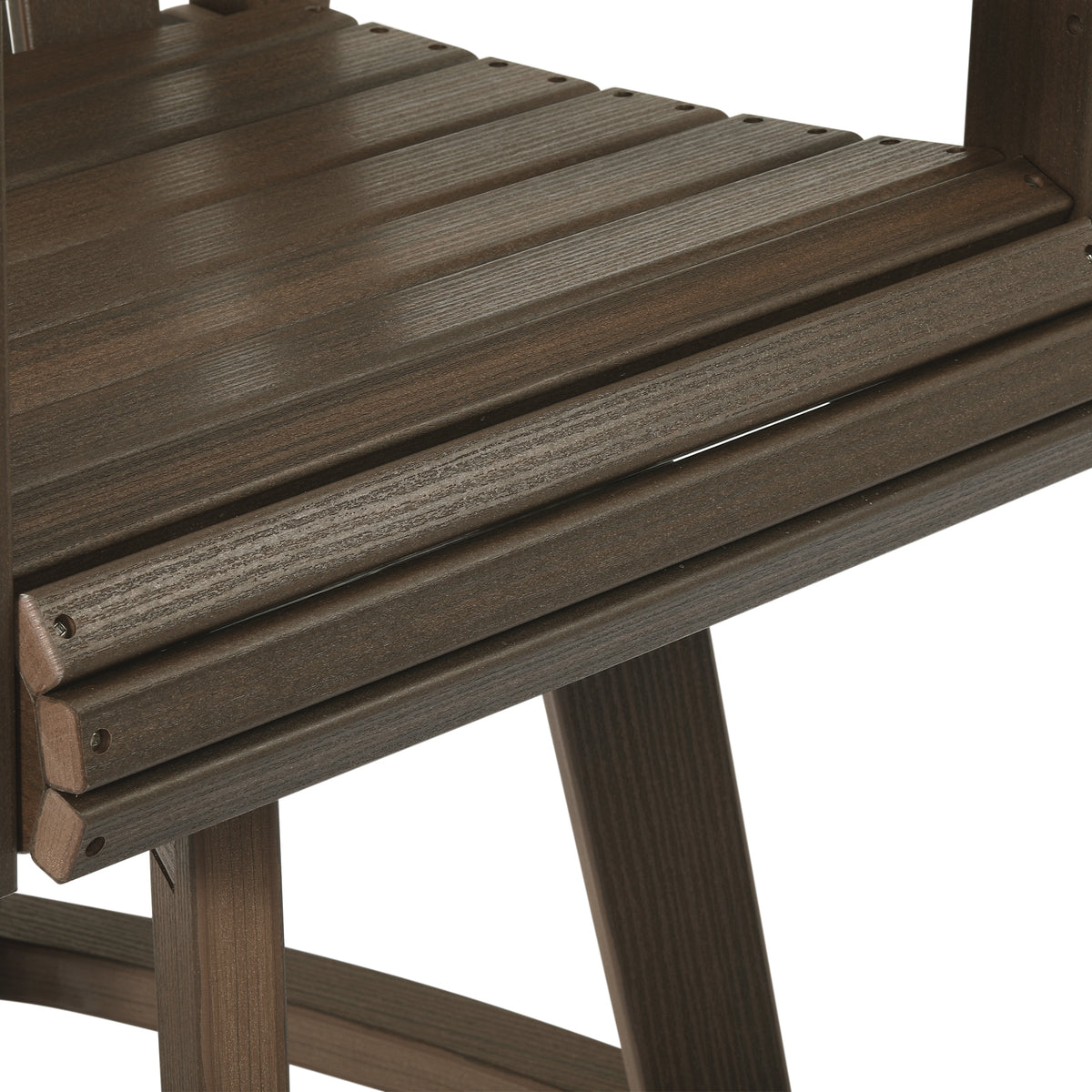 Heritage Ridge Adirondack Swivel Bar Chair With Cup Holder