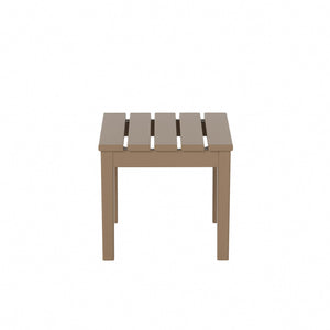 Tuscany All-Weather Outdoor Square Side Table (17" Height)