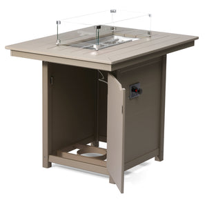 Sedona Rectangular 34" X 46" Counter Fire Pit Table