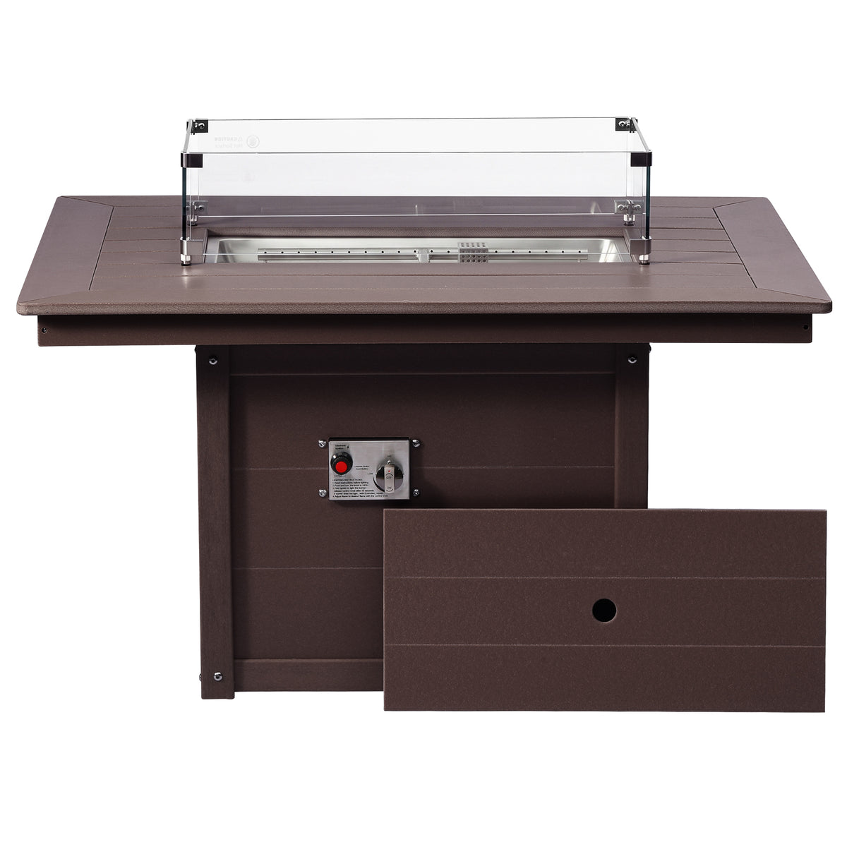 Sedona Rectangular 34" X 46" Fire Pit Table