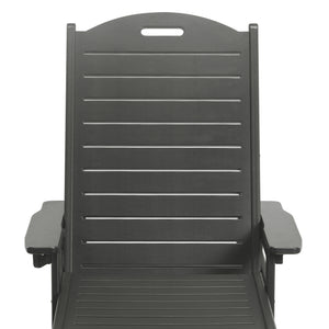 Santa Barbara Reclining Chaise Lounge with Cup Holder and Wheels