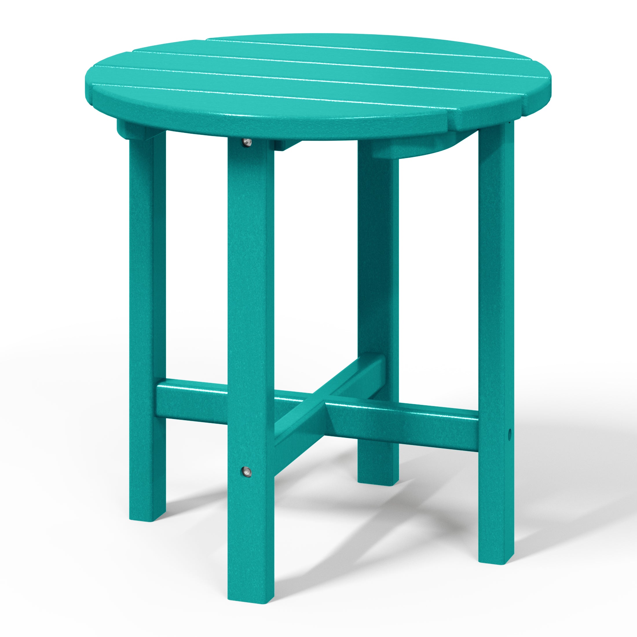 Tuscany All-Weather Outdoor Round Side Table (18" Height)