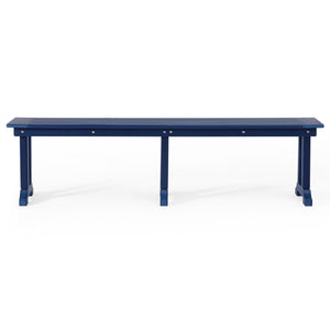 Tuscany All-Weather Outdoor 65" Trestle Dining Bench