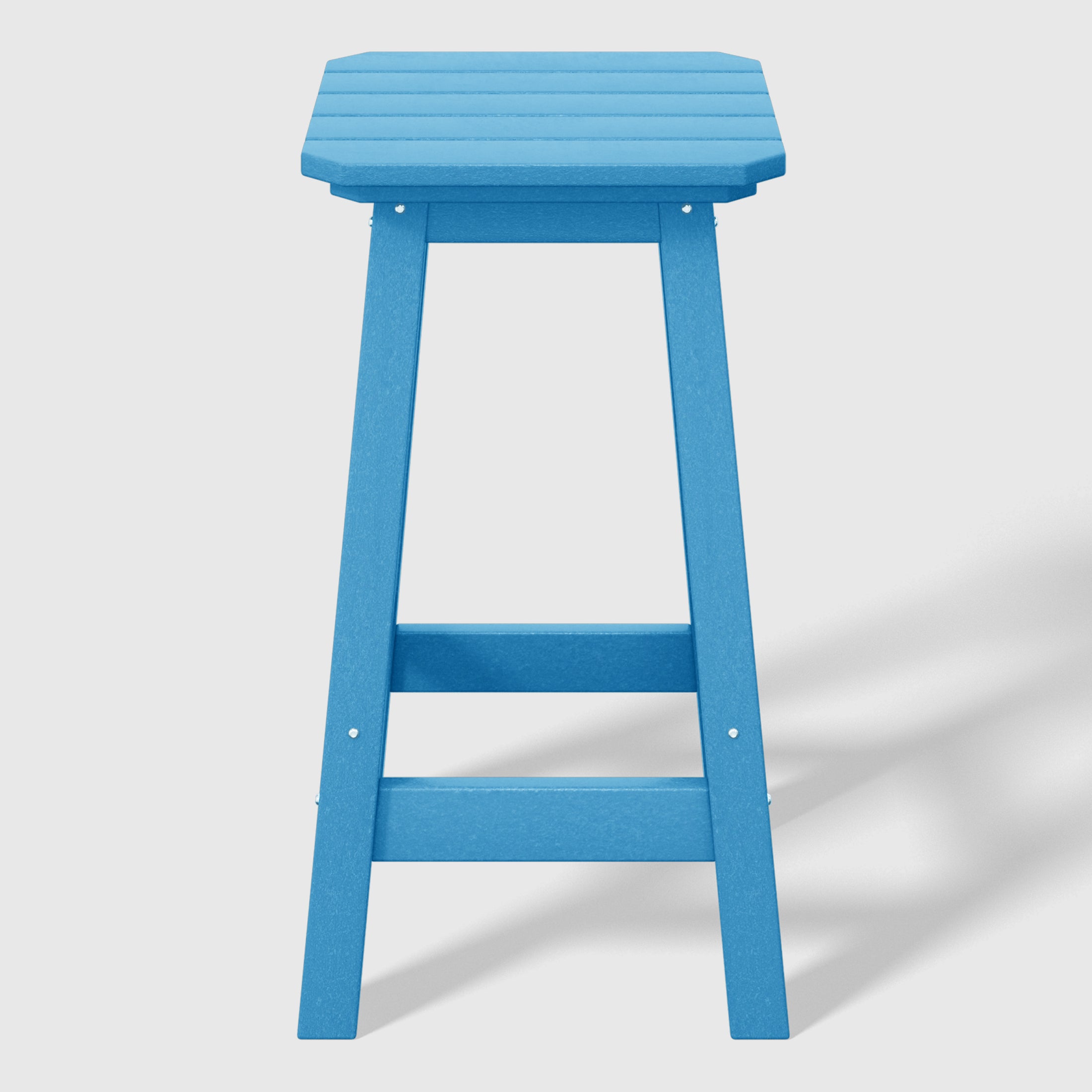 Stockholm All-Weather Outdoor Square Counter Stool (24" Seat Height)
