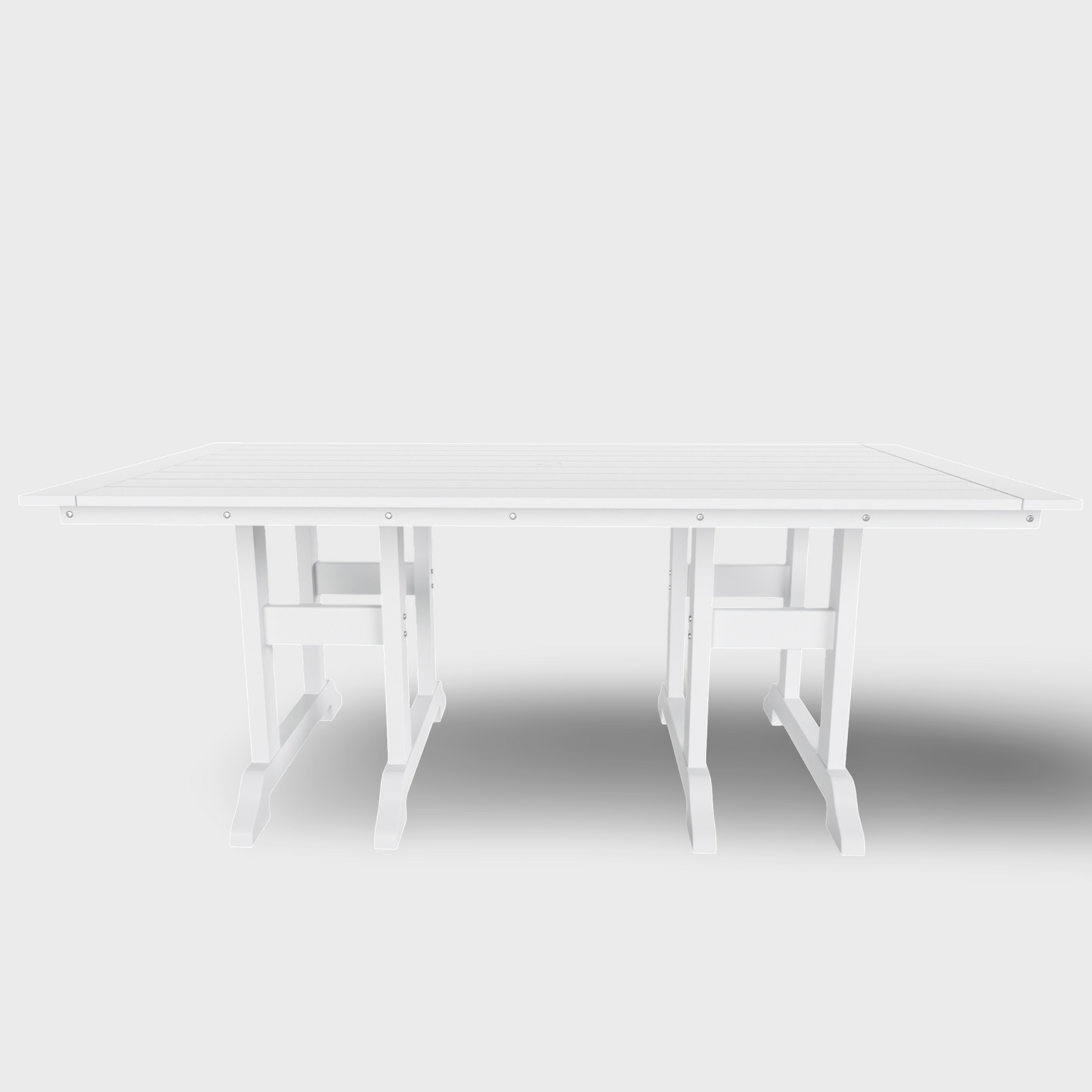 POLYTRENDS™ Tuscany All-Weather Outdoor Rectangular Dining Table (71" x 37" Top)