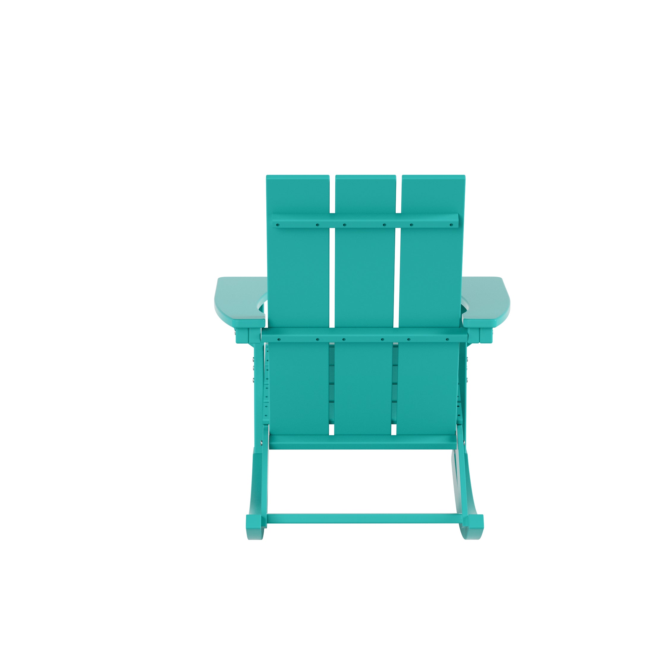Malibu Modern All-Weather Outdoor Rocking Adirondack Chair