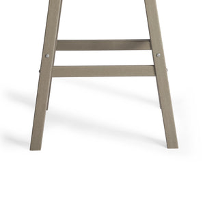 Stockholm All-Weather Outdoor Saddle Bar Stool (29" Height)
