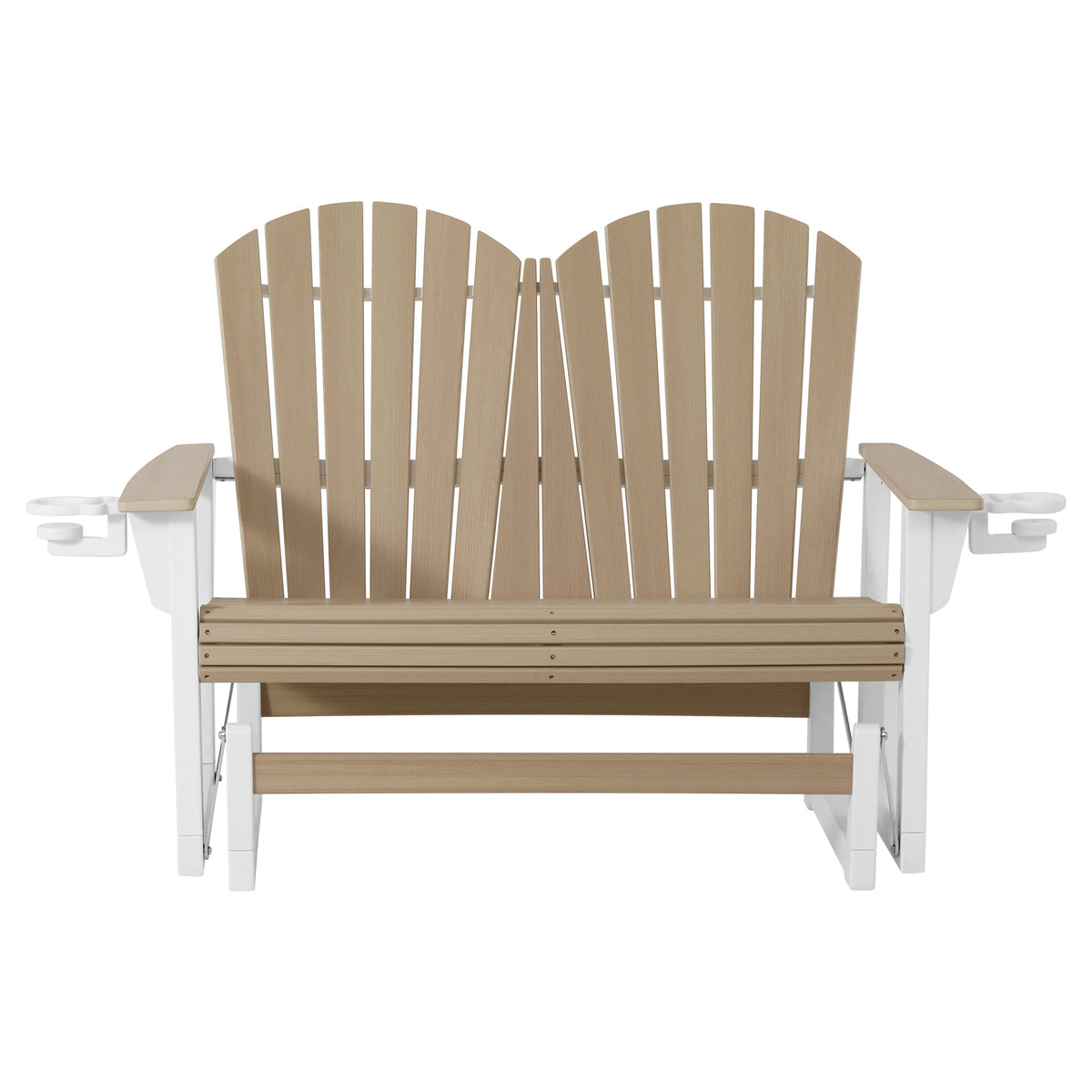 Adirondack 52“ Glider With Cup Holder