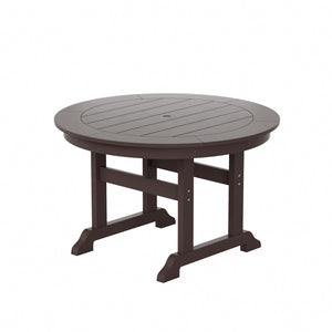 Tuscany All-Weather Outdoor Round Dining Table (47" Top)